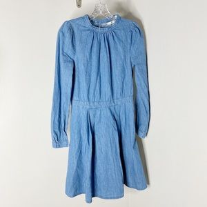 NWT & Other Stories Chambray High Neck Dress